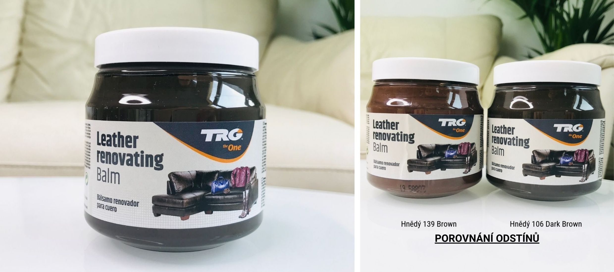 Porovnání odstínů Brown 139 Dark Brown 106 v praxi